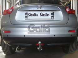 Фаркоп оцинкованный Galia N053A для Nissan Juke 2011- 2WD(паспорт и сертификат в комплекте)(без электрики)