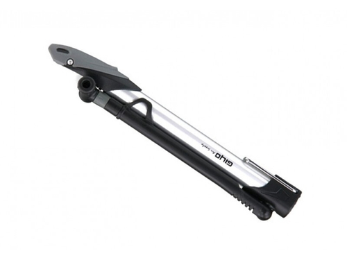 Насос GM-07 алюминий со шлангом. универ. гол-ка, Т-образ. ручка, до 140PSI, серебрист. GIYO