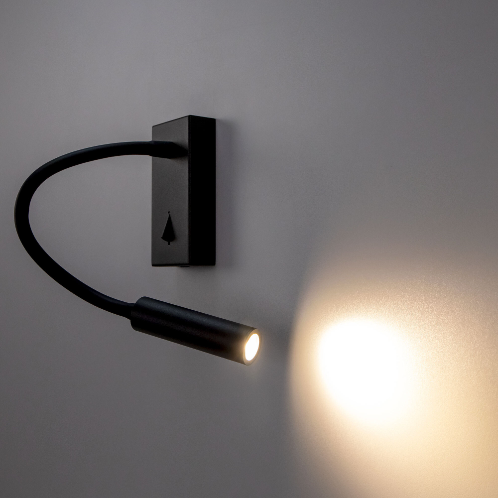 Citilux Декарт CL704361 LED Светильник гибкий с выключателем Чёрный