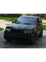 Ангельские глазки BMW X 5 E 53 ( Белые) Дорест