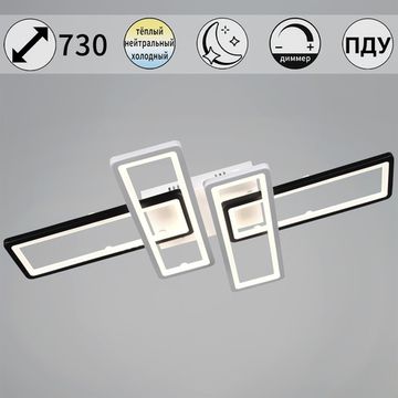 03629-0.3-04A WH+BK светильник потолочный