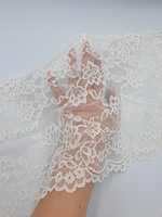 Кружево эластичное кремовое КС150 (21,5 см)