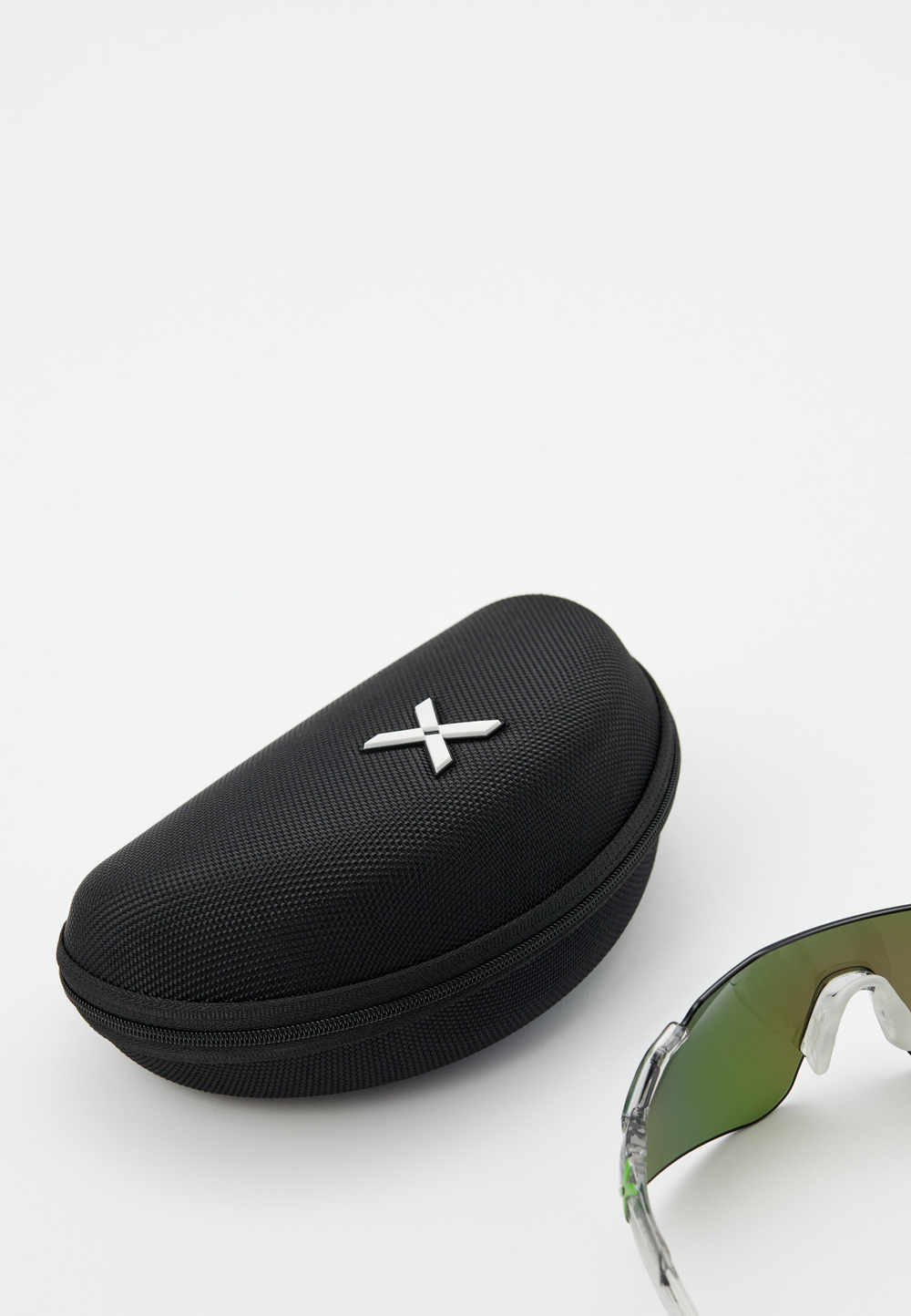 Спортивные очки HILX Savage 2.0 Shiny Crystal Grey Green / Green Mirror Lens