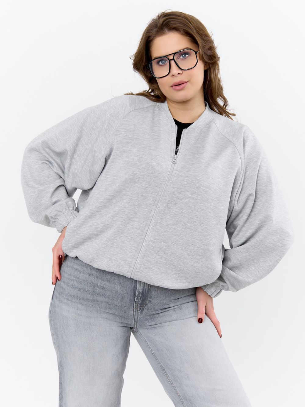 Бомбер Нео-1 Виотекс СЕРЫЙ МЕЛАНЖ