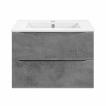 Тумба с раковиной Vincea Mia Slim 600 Beton