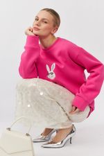 СВИТШОТ ЗАЙКА COOL FUCHSIA