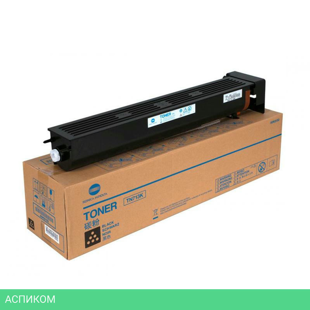Тонер Konica Minolta TN-713K черный (A9K8150)