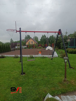 Монтаж уличных качелей Sv Sport
