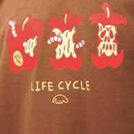Футболка ANTEATER Life Cycle, коричневый