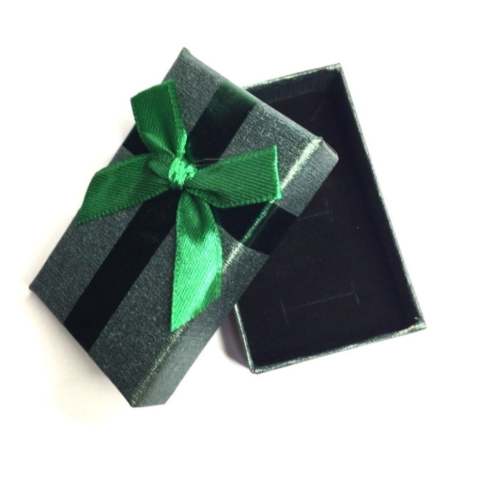 Упаковка коробочка зеленая 8*5*2,5
