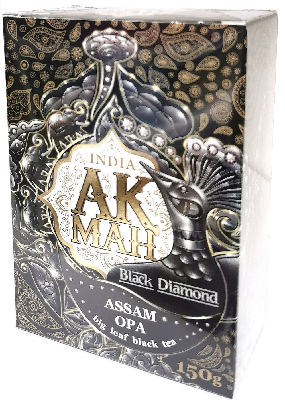 Чай Акман Black Diamond 150г 1*40 Индия лист.