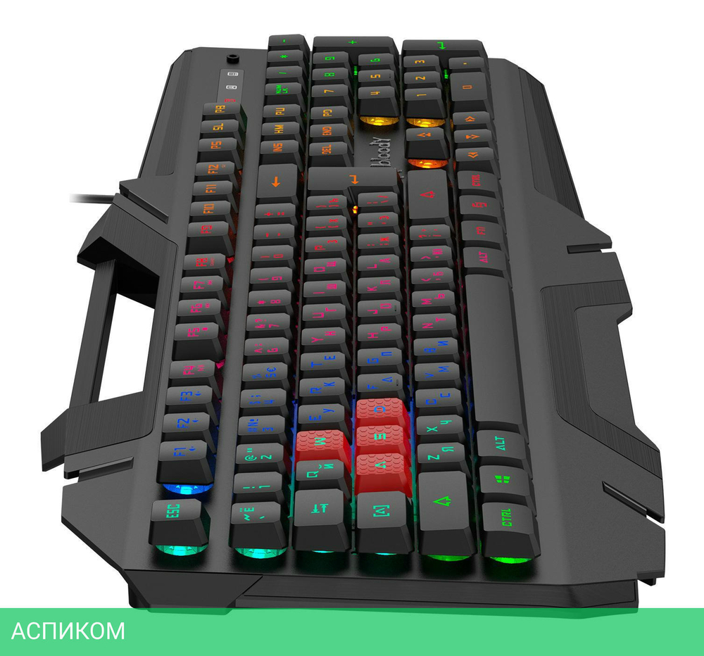Клавиатура A4Tech Bloody B150N черный