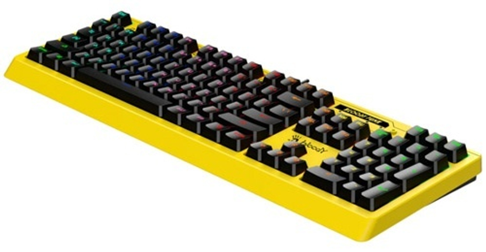 Клавиатура A4Tech Bloody B810RC желтый