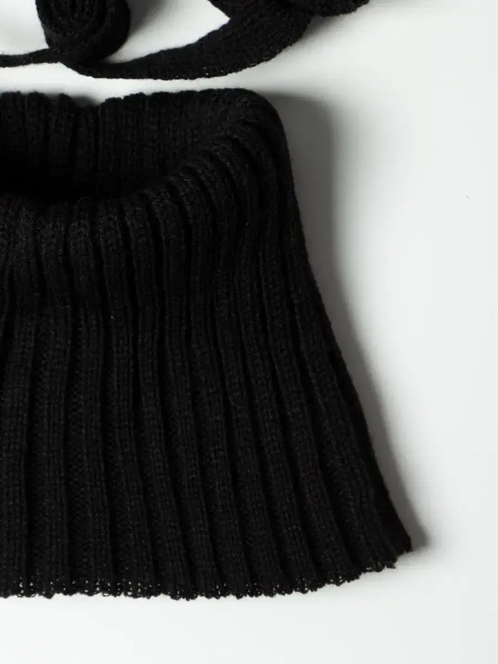 Шапка с завязками и снуд детская, осень