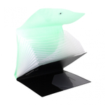 Папка-картотека Alingar, A4, 330х250 мм, на пуговице, пластик, 600 мкм, 13 отделений, папка-планшет, мятный клапан