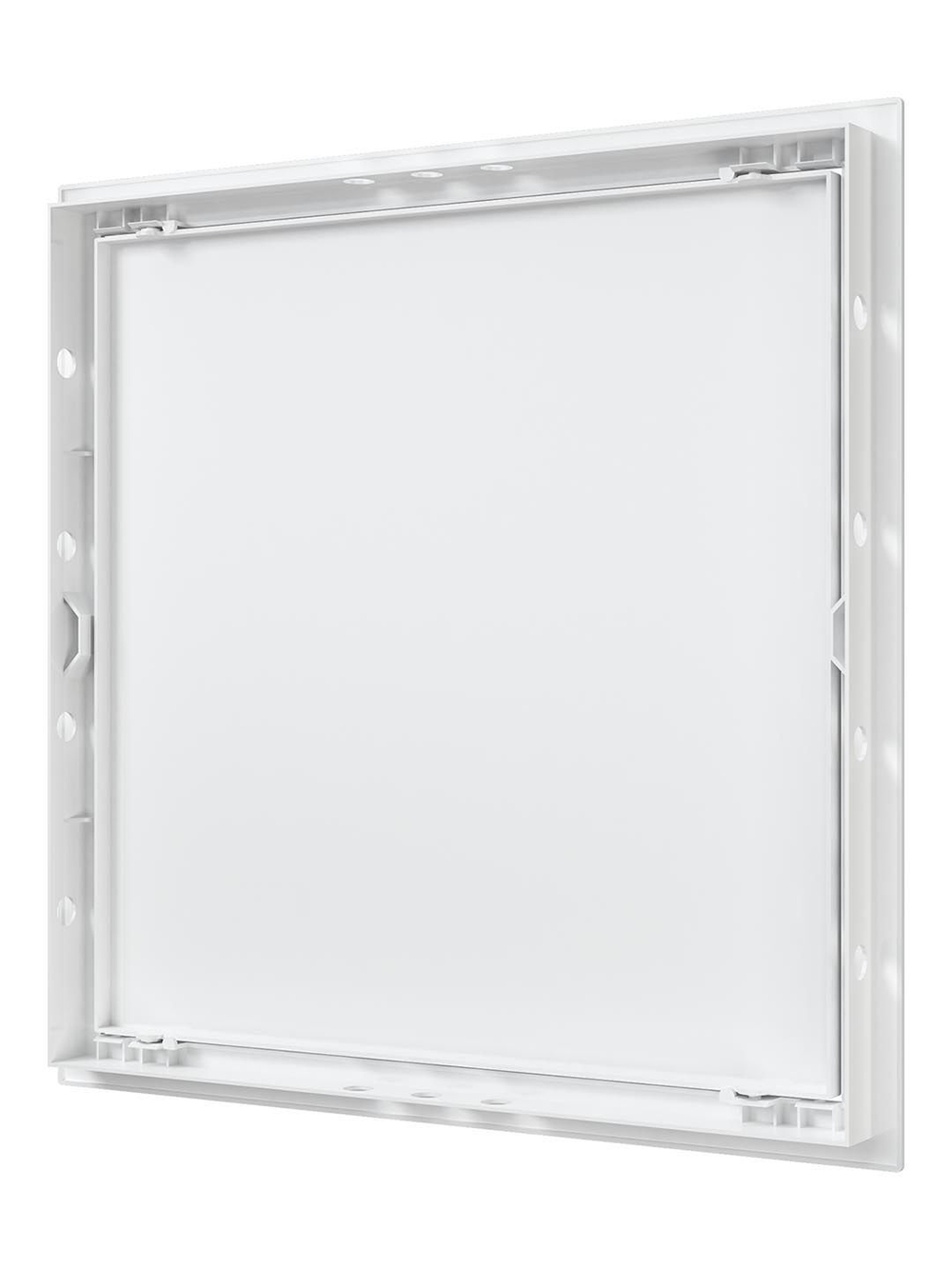 Люк ревизионный AD фланец 346х346 нажимной 368х368 пластик AURAMAX