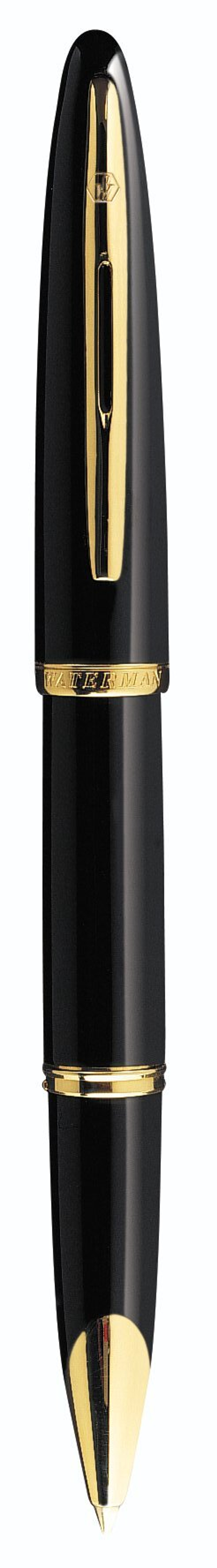 Ручка-роллер Waterman Carene, цвет: Black GT, стержень: Fblk