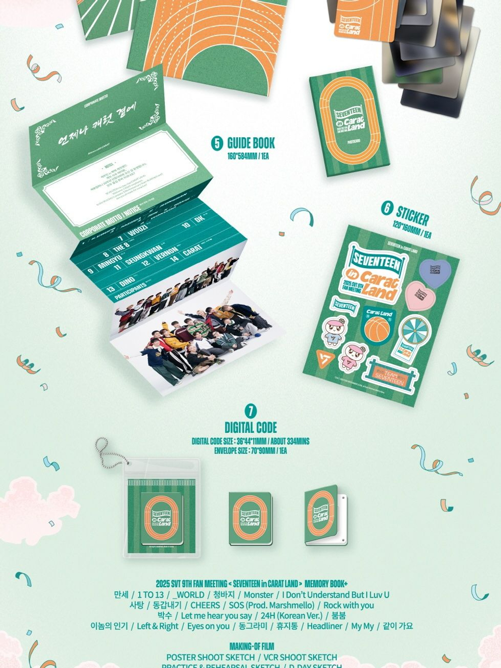 публикация SEVENTEEN - SEVENTEEN IN CARAT LAND 2025 SVT 9TH FAN MEETING MEMORY BOOK+