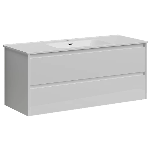 Тумба с раковиной Sancos Libra LB120-1W белый глянец