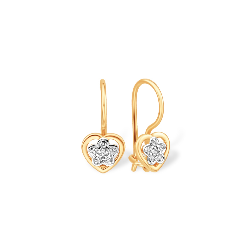 Серьги из золота 585 пробы