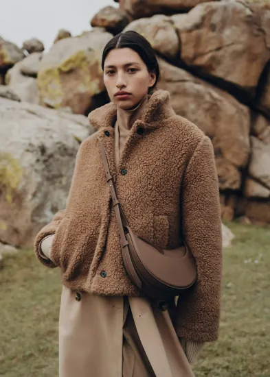 Polene Numero Dix из гладкой кожи