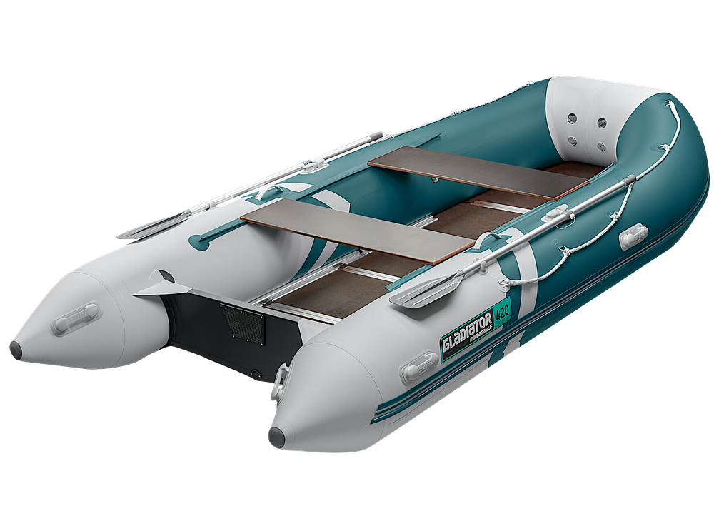 Лодка ПВХ Gladiator Light B420 с фанерным полом -
