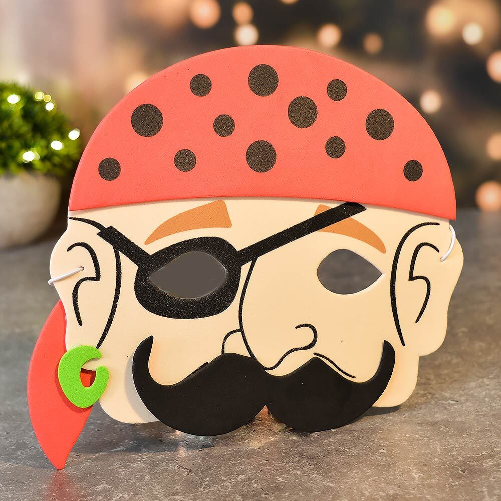 Маска карнавальная "Злой пират Фил"