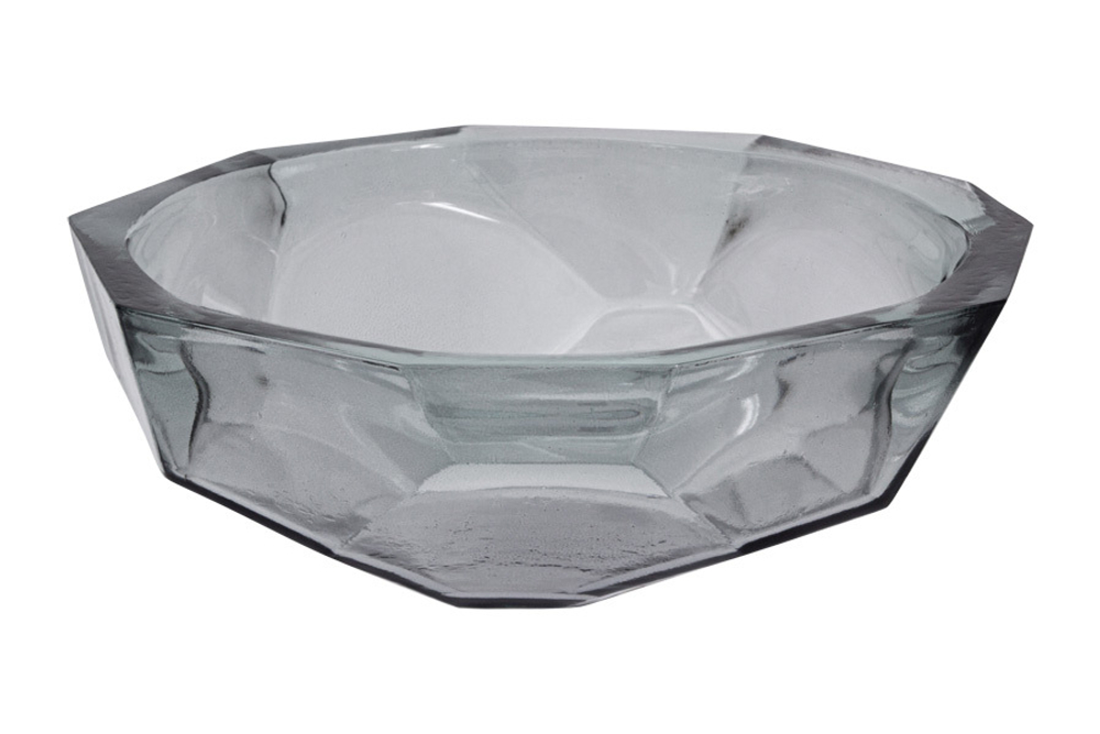 Ваза для фруктов San Miguel Origami серая 25 см