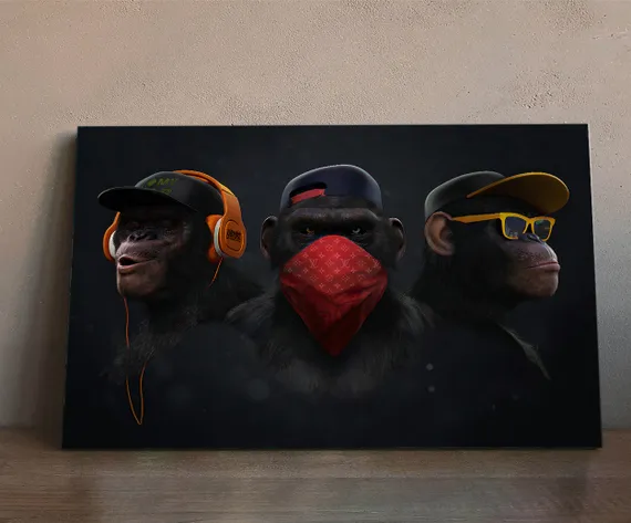 Постер "Современные обезьяны"