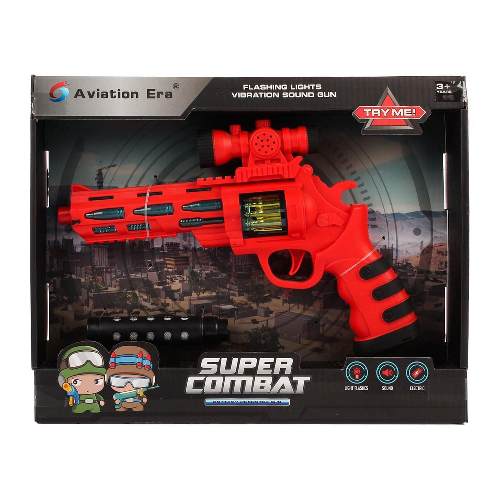 Автомат на батарейках, коробка F8558-1A