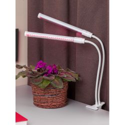 Светильник для растений на прищепке ЭРА FITO-20W-АLED красно-синего спектра 12 Вт | Интерьерные фито светильники