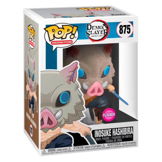 Фигурка Funko POP! Animation Demon Slayer Inosuke Hashibira (FL) (Exc) (875) 40621 / Фигурка Фанко ПОП! по мотивам аниме "Клинок рассекающий демонов" Иноске
