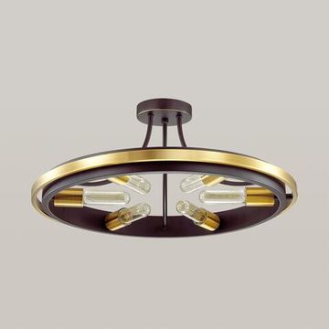 4401/6C LOFTI LN19 224 золотой, черный Люстра потолочная E27 6*60W 220V MAEVE