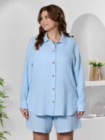 Рубашка Вуаль-6 Виотекс ГОЛУБОЙ