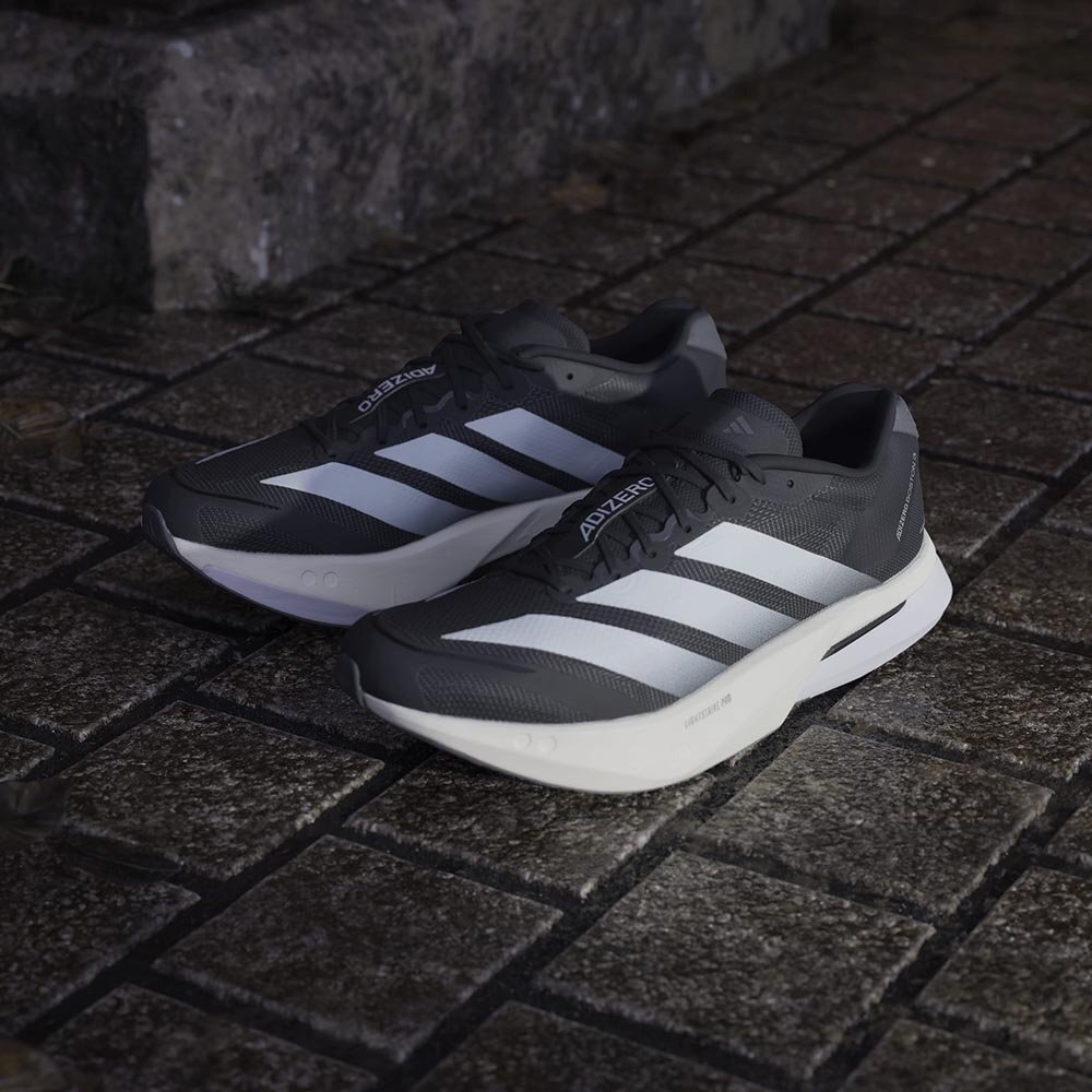 Кроссовки для бега мужские adidas Adizero Boston 13 M Черно-Белый