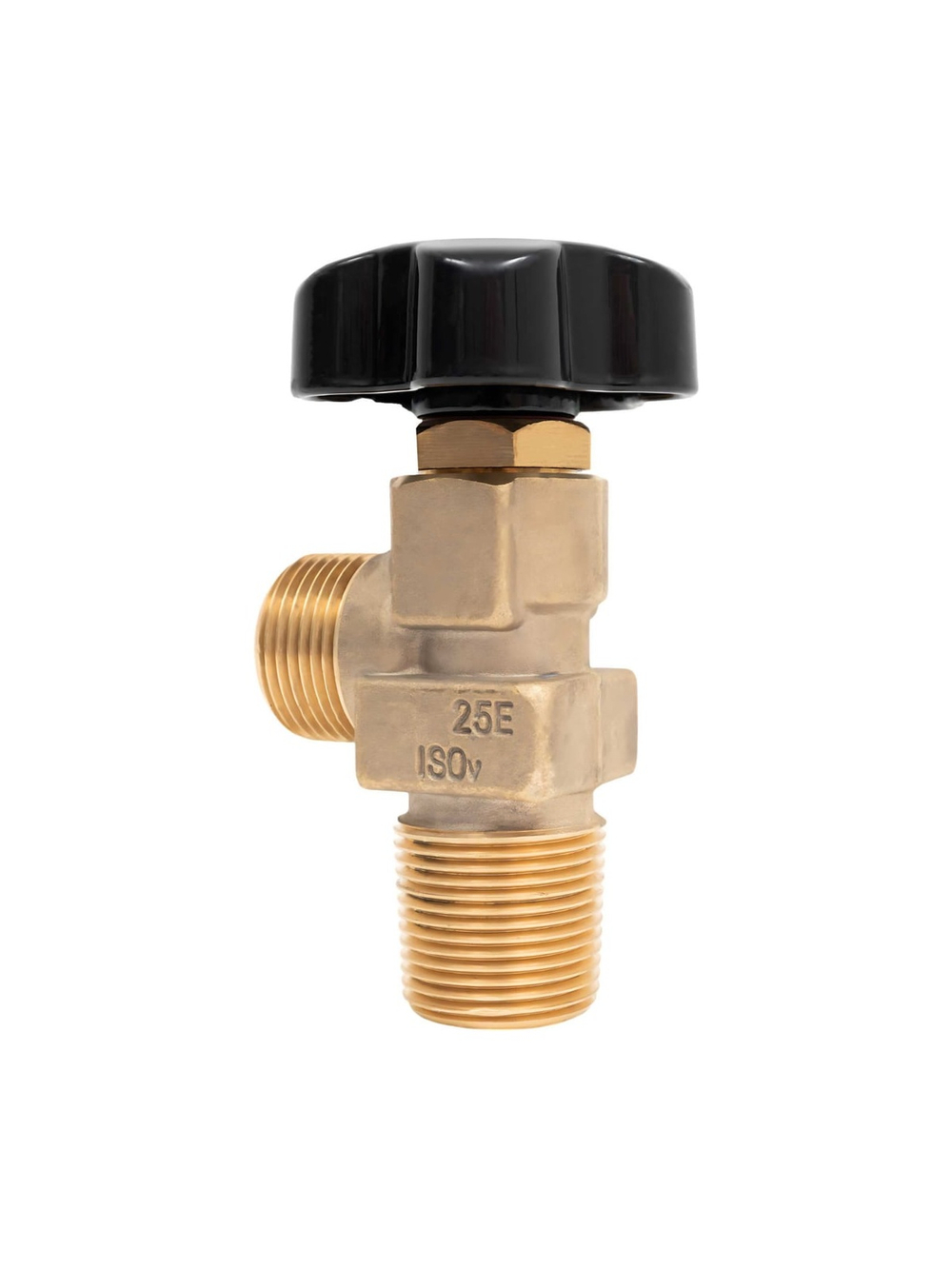 Вентиль для баллонов ВК-1 Gigant (кислород/азот/аргон/углекислота; латунь; подключение W27.8; выход G3/4) GT-106GS