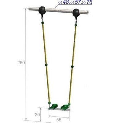 Качели для качания стоя высотой 300 см, диаметр крепления на трубу 76 мм