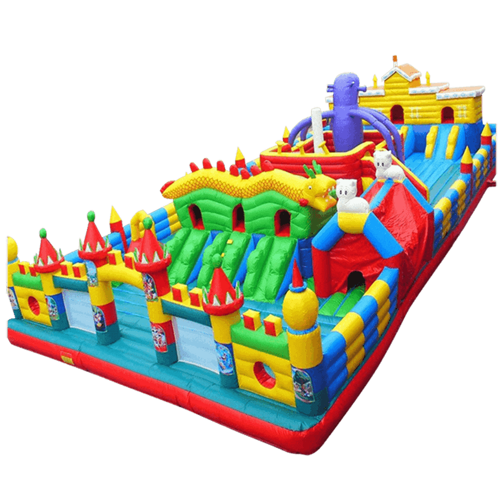 Популярный надувной батут "Большие приключения"