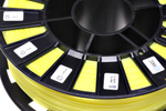 PLA пластик 1,75 для 3D принтера REC лимон 0,75 кг