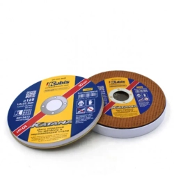 Диск отрезной по металлу и нержавеющей стали 125х1.2х22 мм, Ceramic 10x KATANA KUBIS - 5шт.