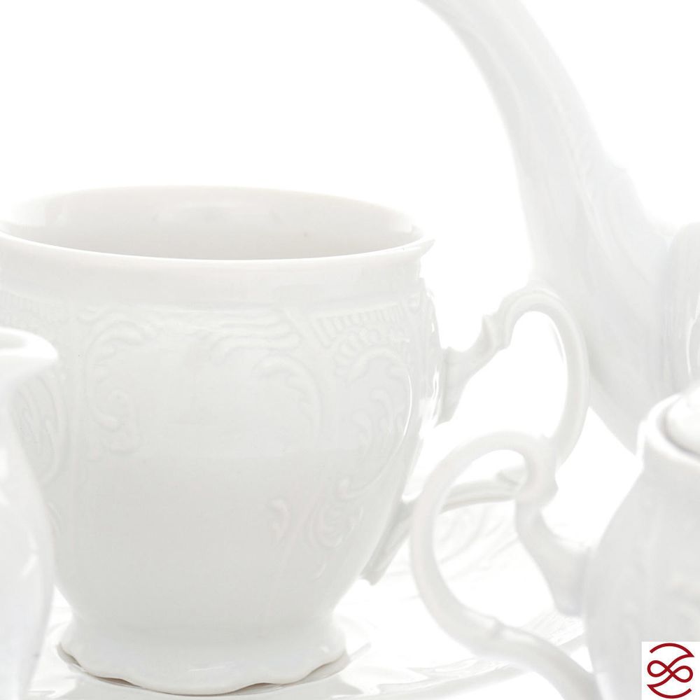 Чайный сервиз Bernadotte Недекорированный 6 персон 17 предметов (чашка бочка)