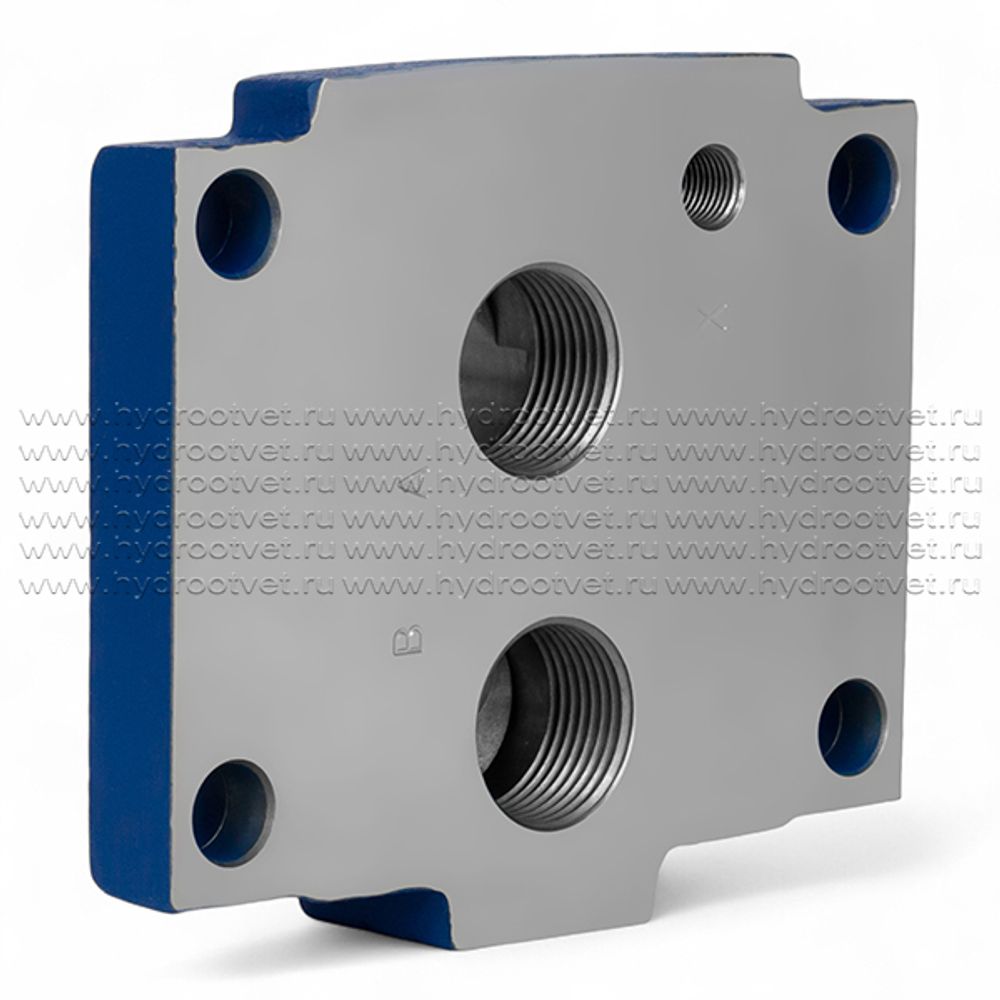 G409/01 - Стальная плита для монтажа клапанов типоразмера Ду25, стандарт ISO 6264