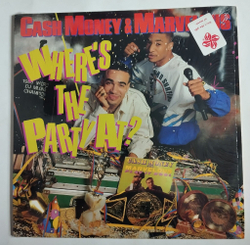 Винтажная виниловая пластинка LP Cash Money and Marvelous Where The Party At (USA 1988)