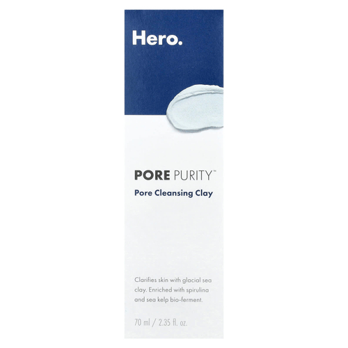 Hero Cosmetics, Pore Purity, глина для очищения пор, 70 мл (2,35 жидк. унц.)