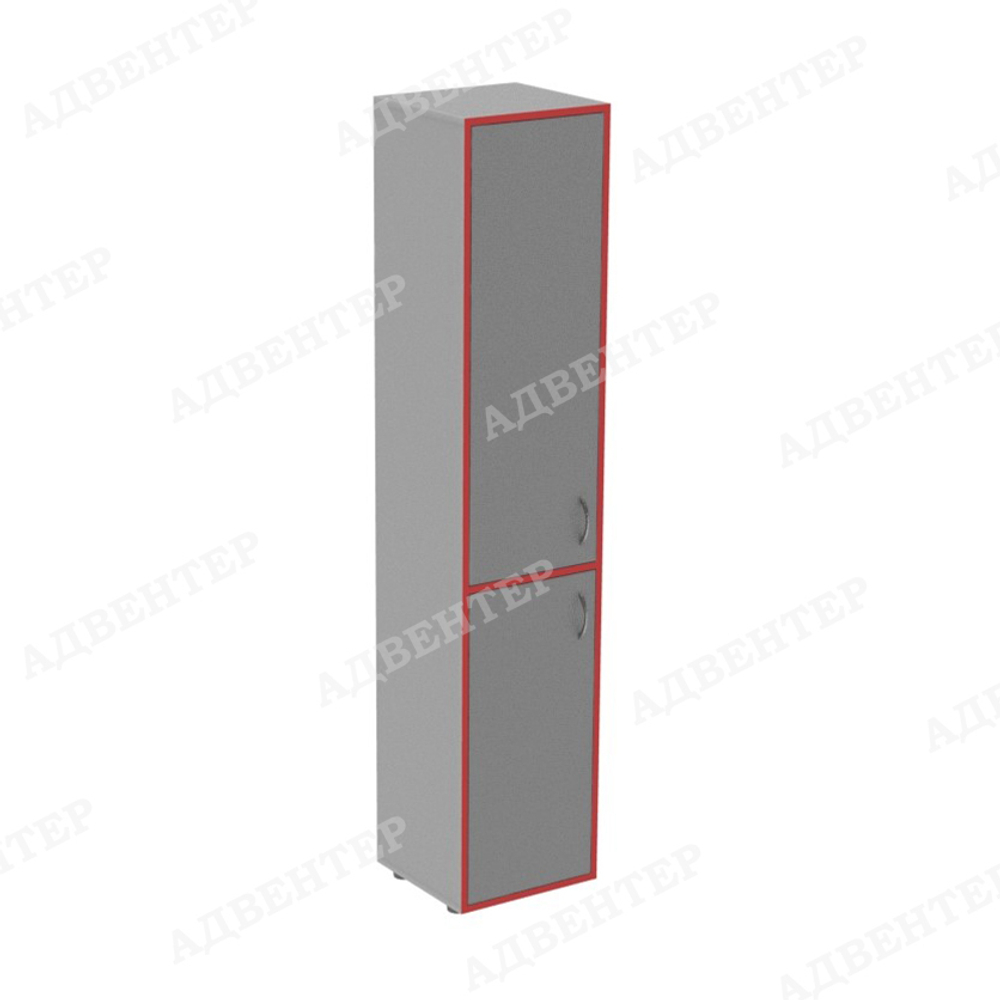 Серый/красная кромка без орнамента