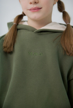 Худи с начёсом в стиле oversize Хвоя