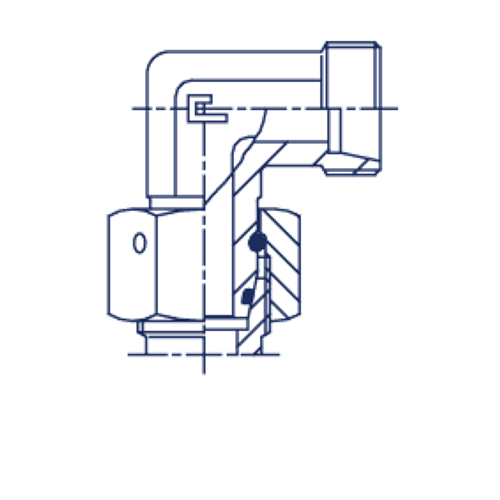 Соединение PN90 DL08 14х1.5 DS08 16x1.5