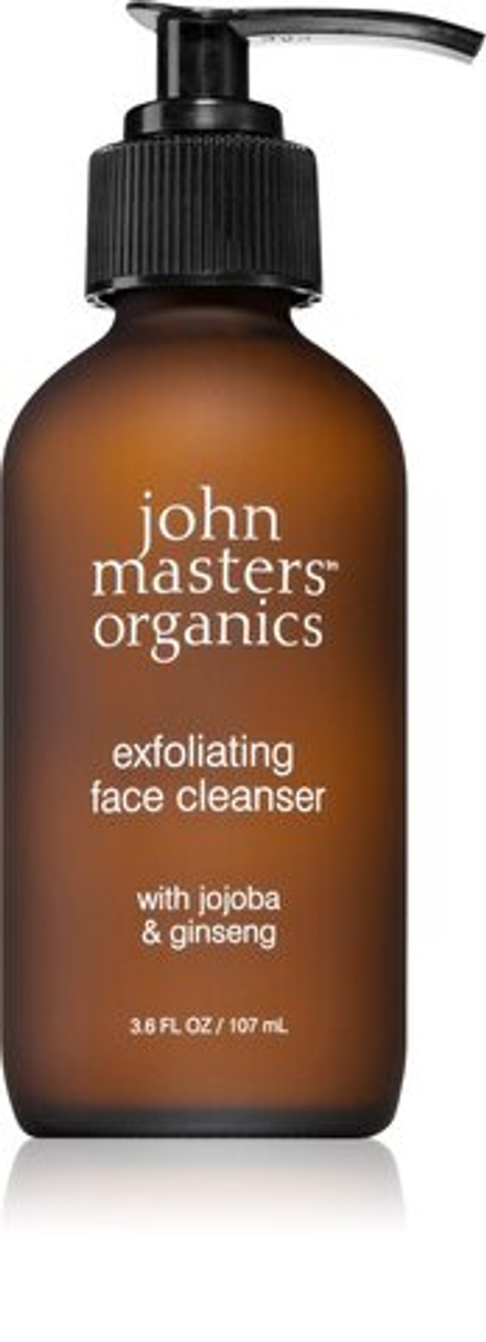 John Masters Organics Jojoba & Ginseng Exfoliating Face Cleanser - отшелушивающий очищающий гель /   107  ml  / GTIN 669558003088