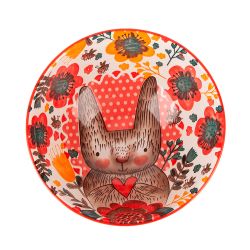 Салатник "Kawaii Forest.Bunny" d=16см. v=800мл.(фарфор) (min12) (транспортная упаковка)
