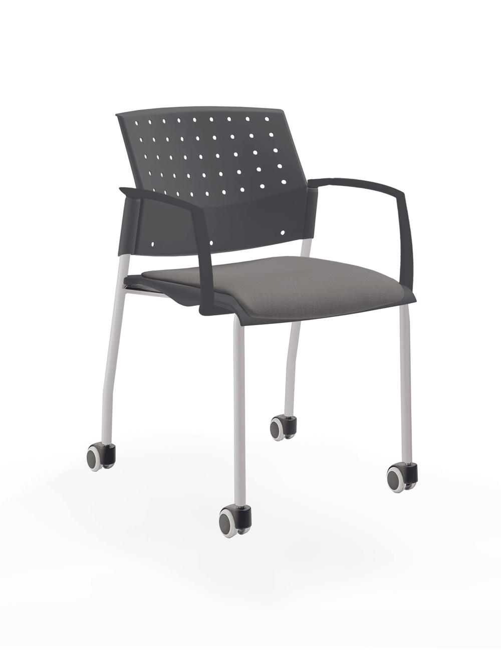 Movie стул на 4 ногах и колесах